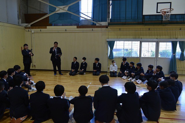 部活顧問の先生と初顔合わせ